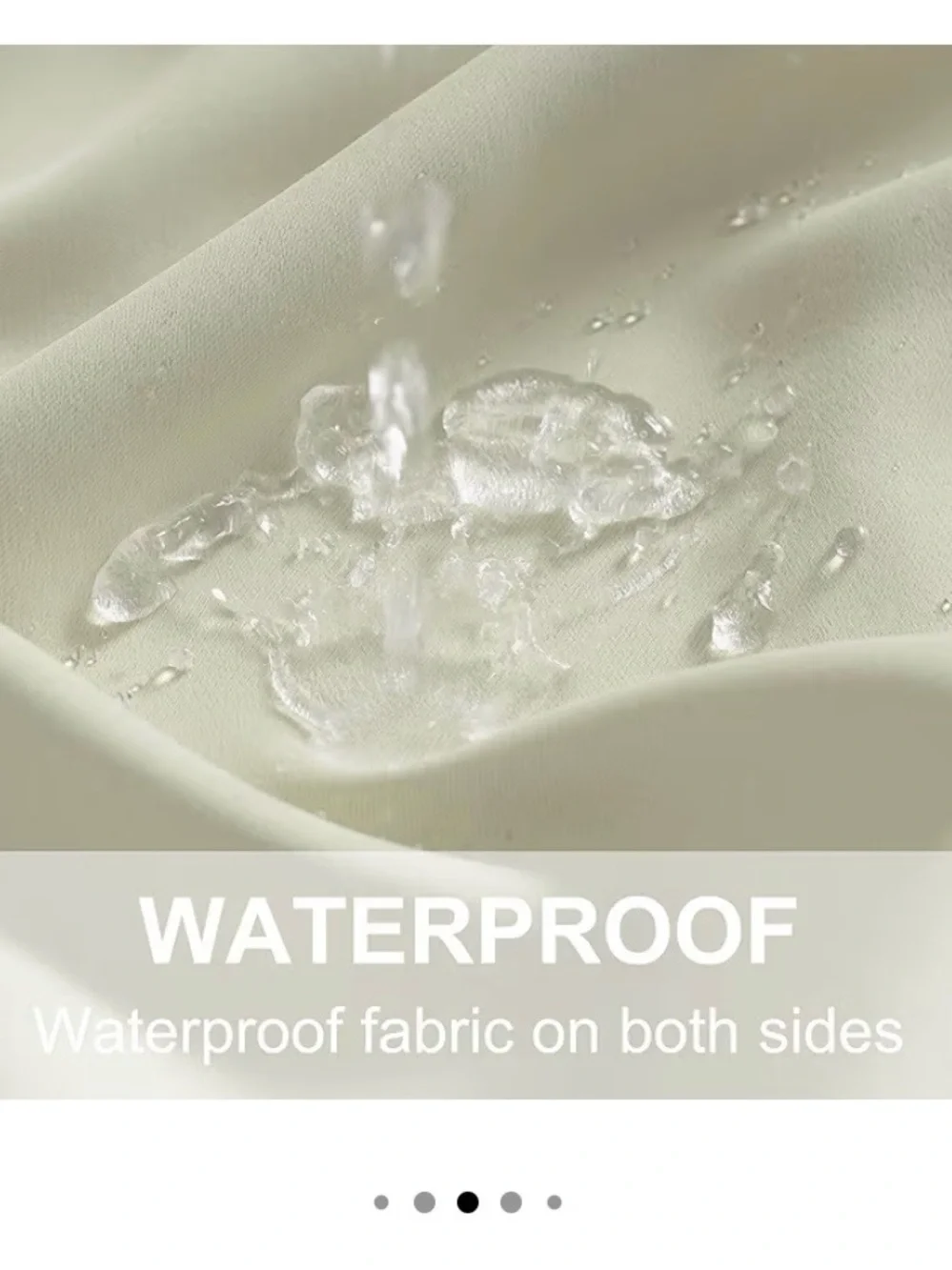Outdoor Water-Resistant Tab Top Curtain Panels - 2 Panels